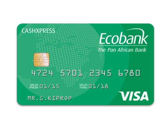 CARTE PREPAYEE VISA ECOBANK